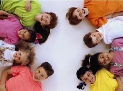 Children-in-Colorful-Shirts